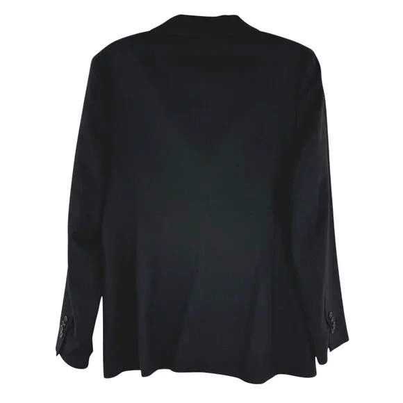 Brooks Brothers Loro Piana Black Italian Luxury Cashmere Blazer Jacket Workwear - Picture 8 of 16